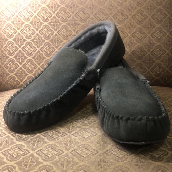 New TOTES 100%  GENUINE Sheepskin slippers / moccasins 291an - Picture 11 of 15